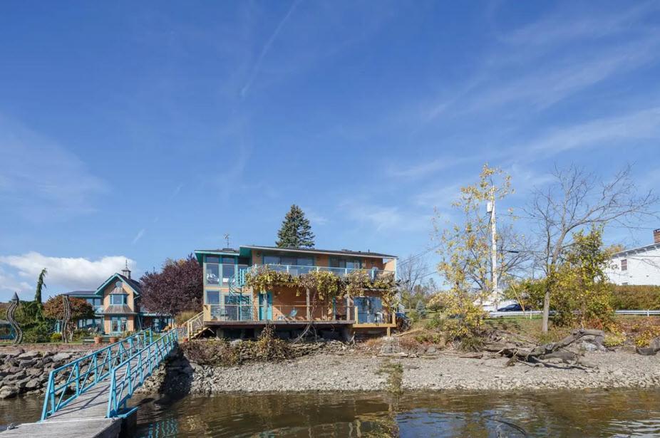 Hudson Riverfront Home Catskill Esterno foto