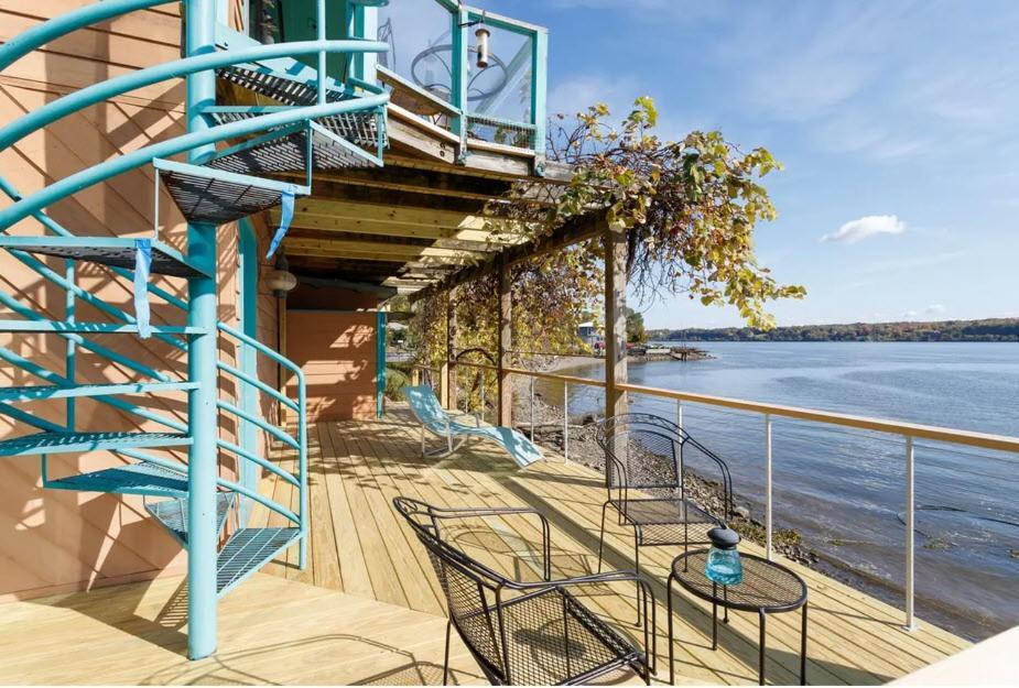 Hudson Riverfront Home Catskill Esterno foto