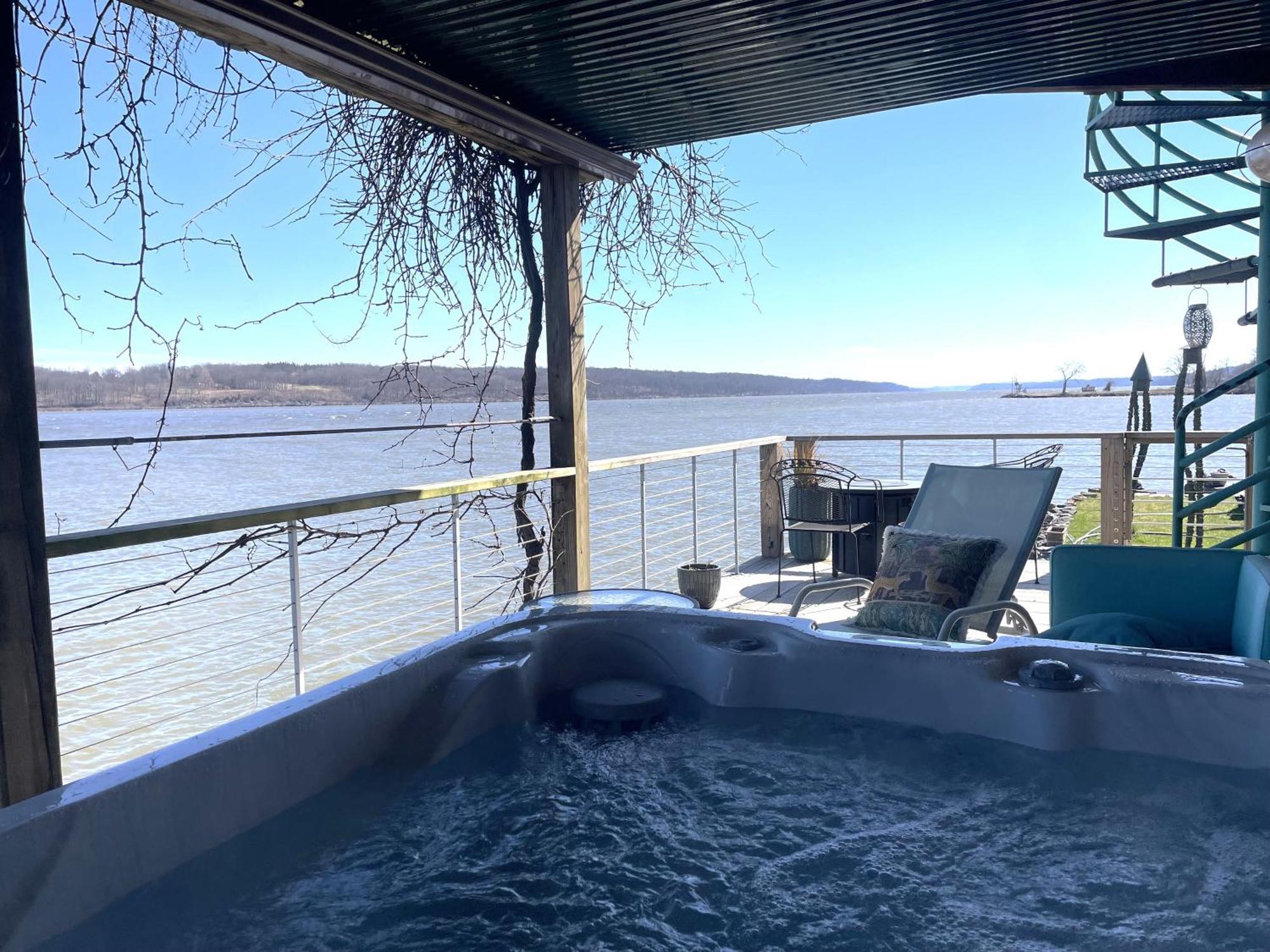 Hudson Riverfront Home Catskill Esterno foto