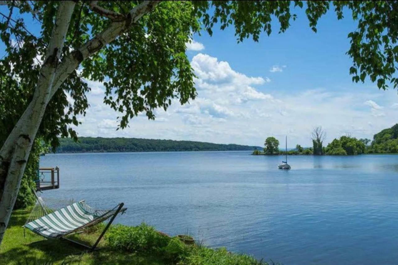 Hudson Riverfront Home Catskill Esterno foto